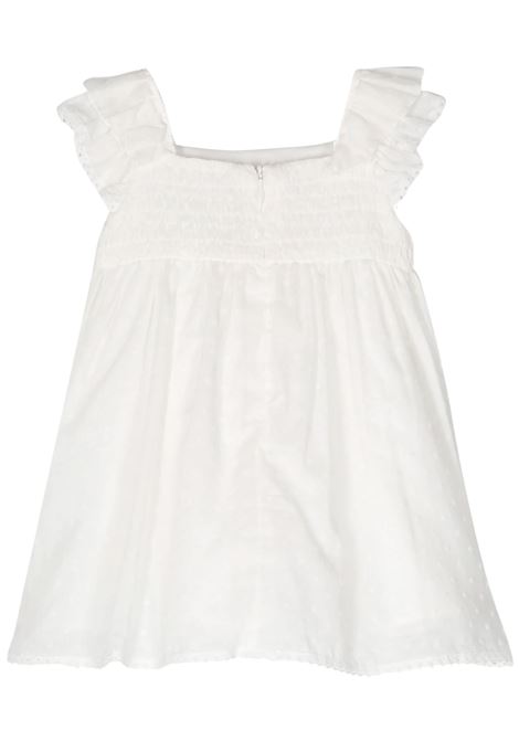 Abito neonata bianco in cotone STELLA MC CARTNEY | TU1322/DELBIANCO